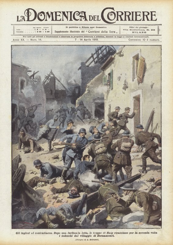 Britterna på motattack av Achille Beltrame