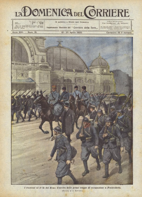 Fransmännen bortom Rhen av Achille Beltrame