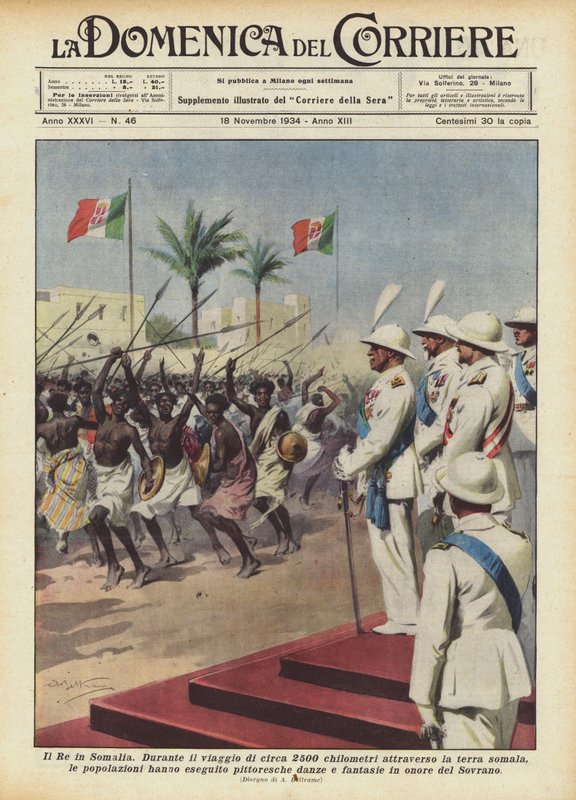 Kungen i Somalia av Achille Beltrame
