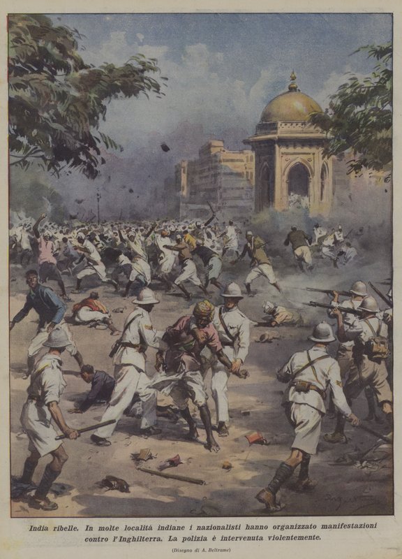 Rebelliska Indien av Achille Beltrame