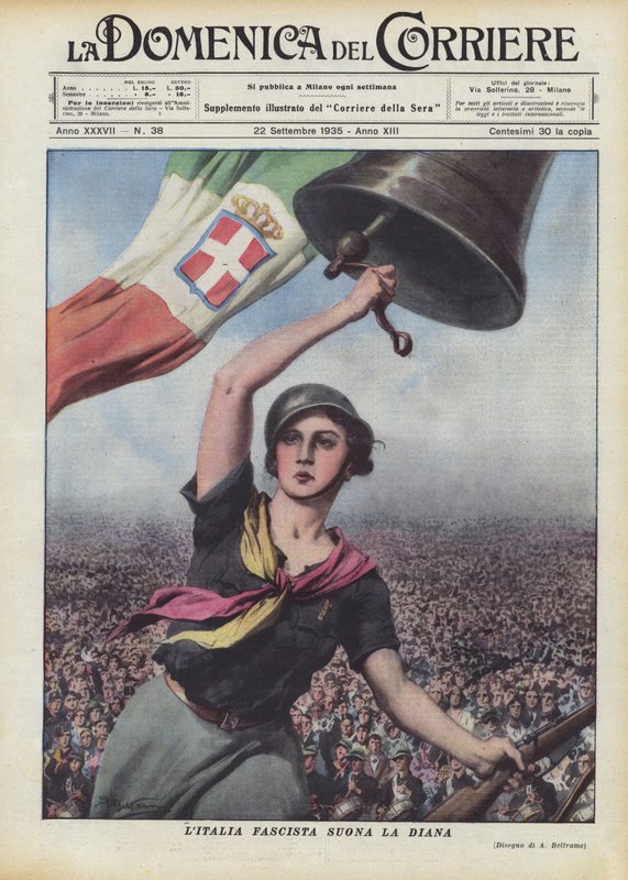 Fascistiska Italien låter Diana av Achille Beltrame