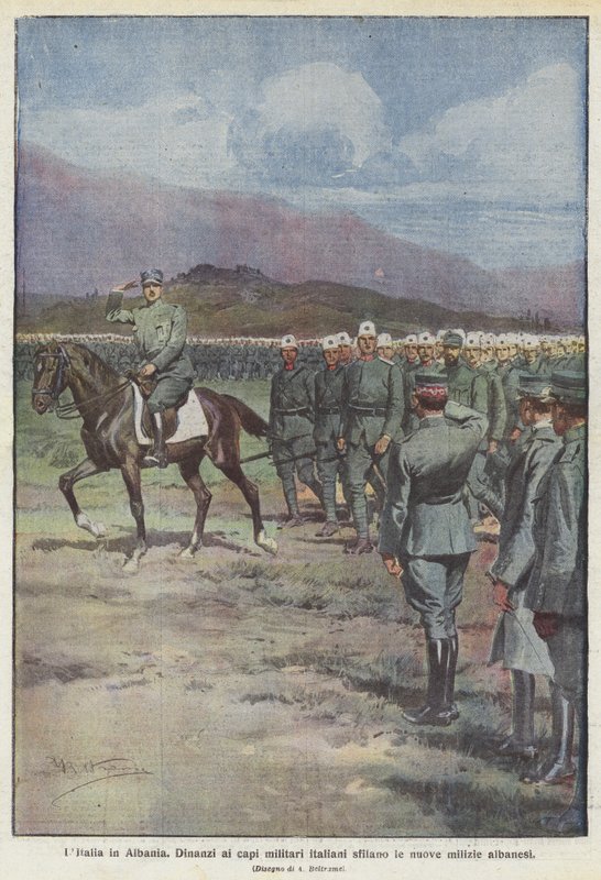 Italien i Albanien av Achille Beltrame