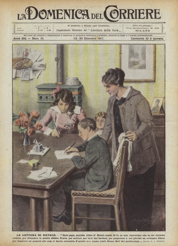 Julbrevet av Achille Beltrame