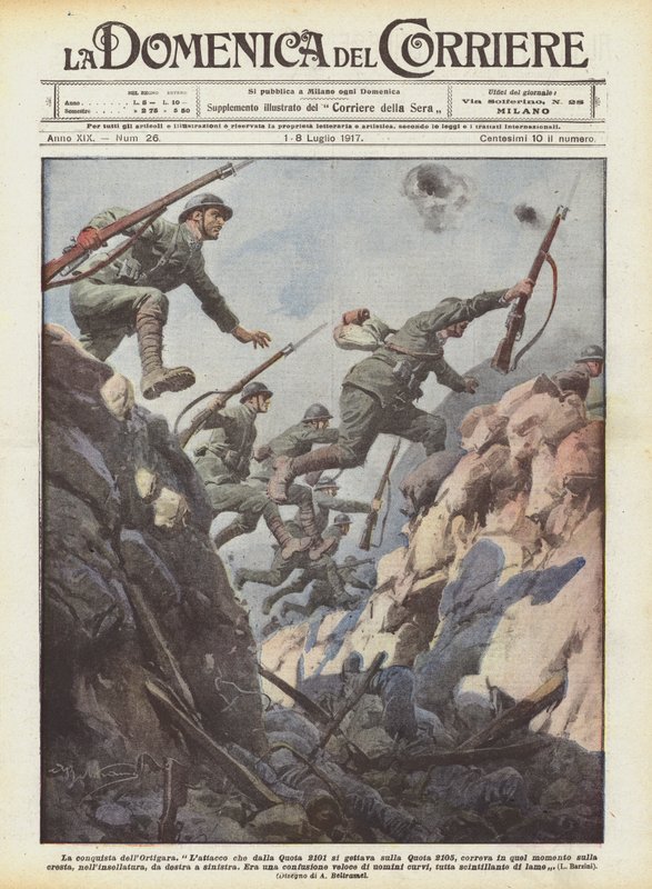 Erövringen av Ortigara av Achille Beltrame