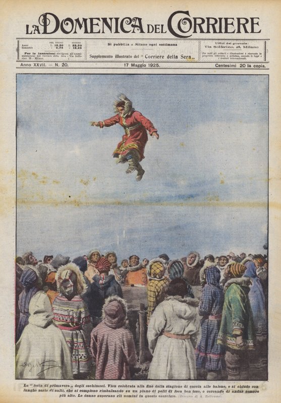Eskimåernas vårfest av Achille Beltrame
