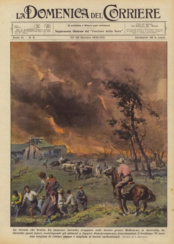 Den brinnande skogen av Achille Beltrame