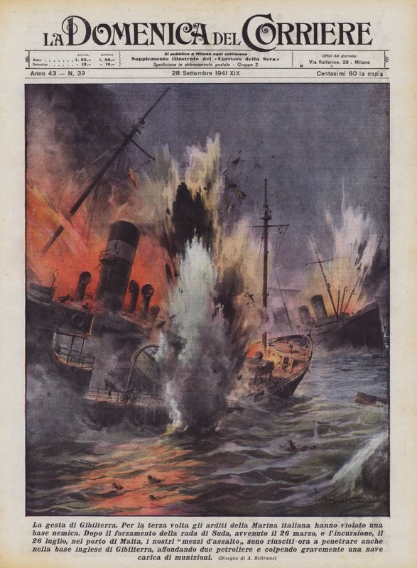 Gibraltars gärning av Achille Beltrame