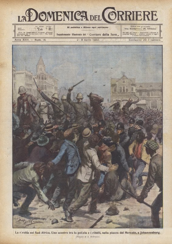 Revolten i Sydafrika av Achille Beltrame