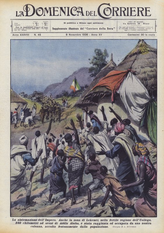 Imperiets bosättning av Achille Beltrame
