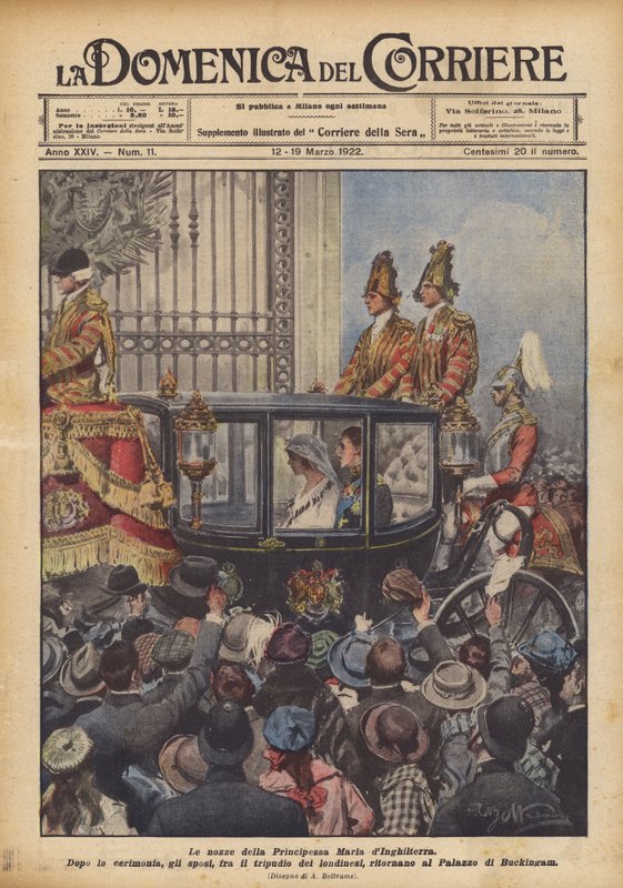 Prinsessan Marys bröllop av England av Achille Beltrame