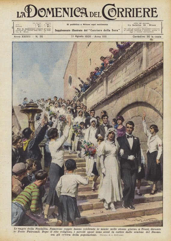 Bröllopsfesten av Achille Beltrame