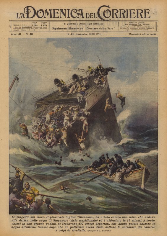 Tragedierna på havet av Achille Beltrame