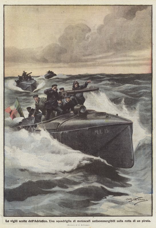 Brigaden vid Adriatiska havet av Achille Beltrame