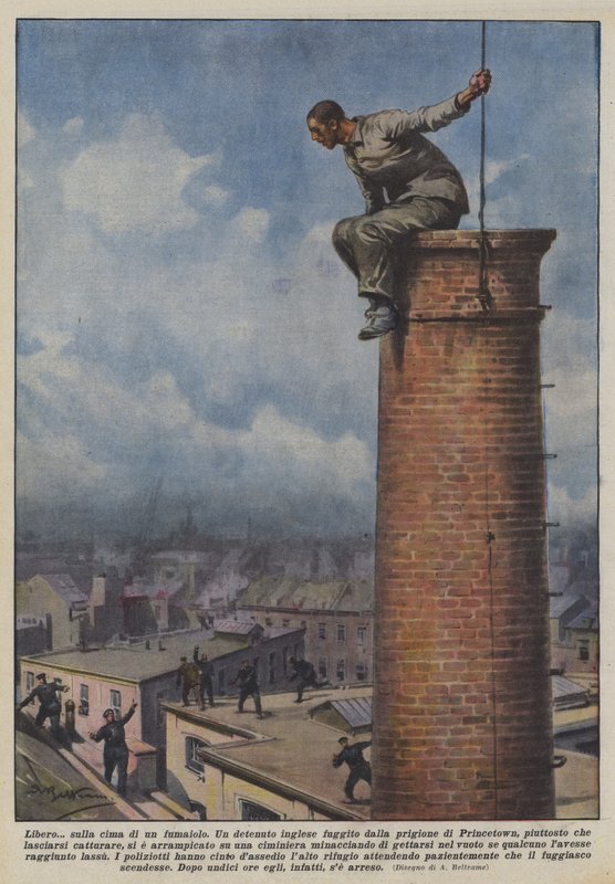 Fri? på toppen av en tratt av Achille Beltrame
