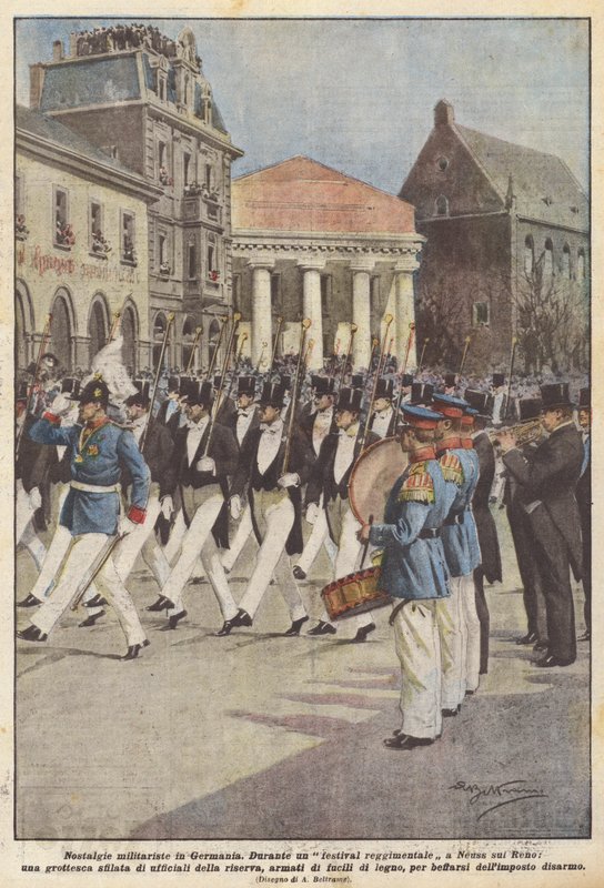 Militär nostalgi i Tyskland av Achille Beltrame