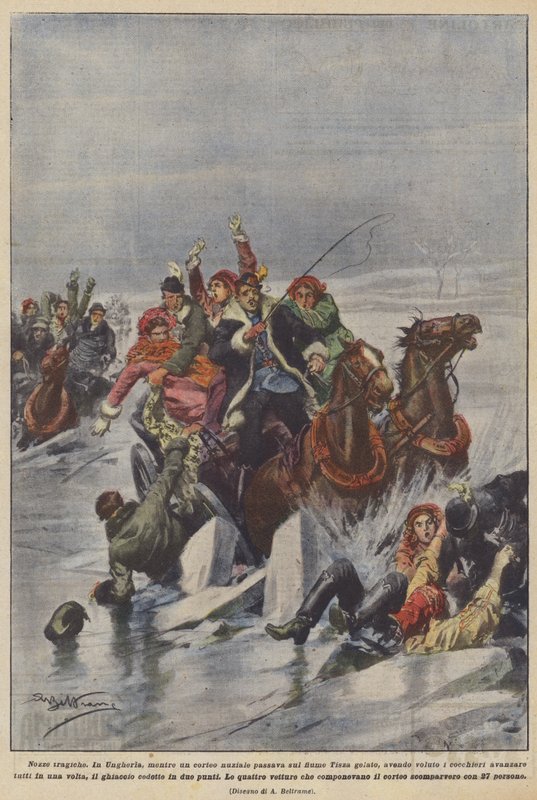 Tragiskt bröllop av Achille Beltrame