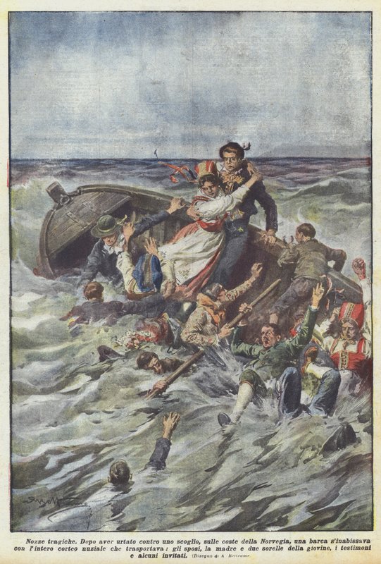 Tragiskt bröllop av Achille Beltrame