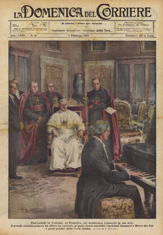 Paderewski i Vatikanen av Achille Beltrame