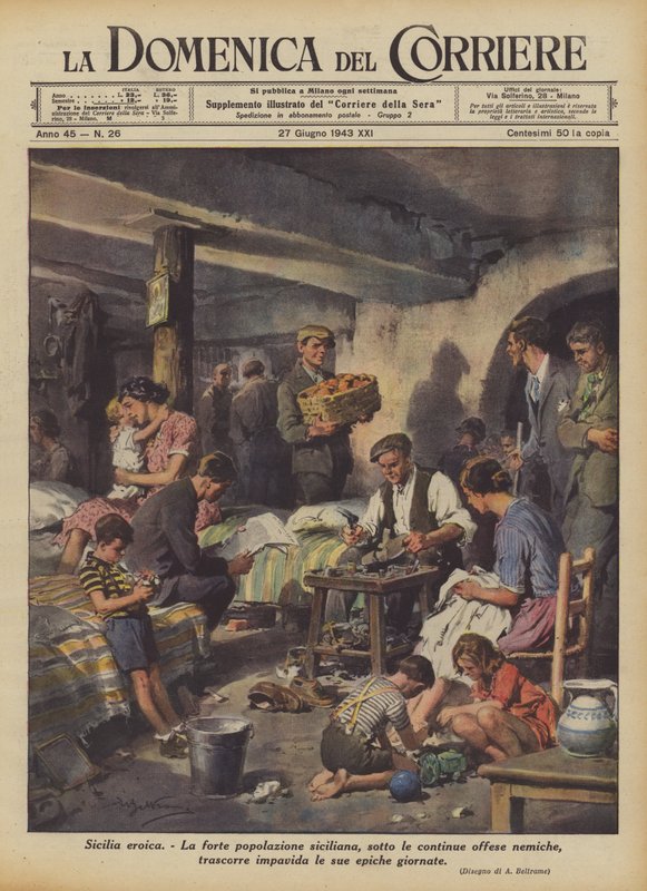 Heroiska Sicilien av Achille Beltrame