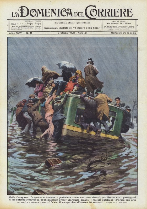 Under orkanen av Achille Beltrame