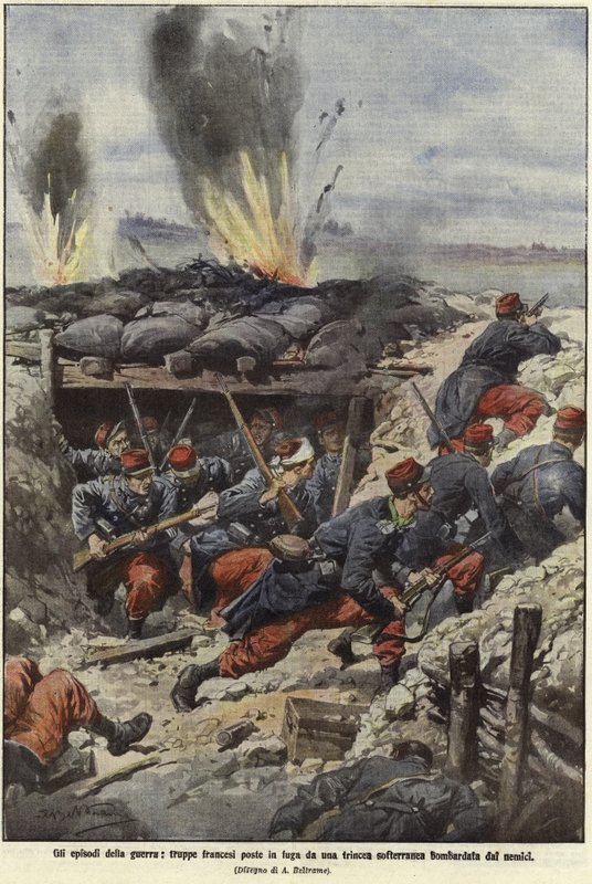 Krigets händelser av Achille Beltrame