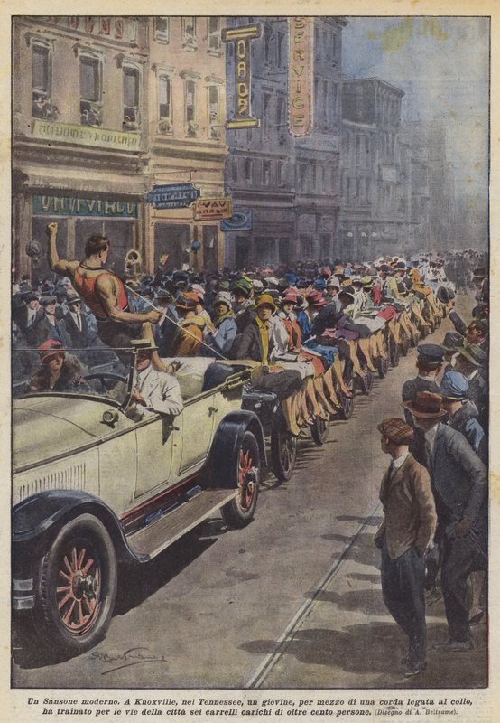 En modern Simson av Achille Beltrame
