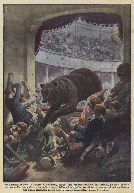 Ett cirkusdrama av Achille Beltrame