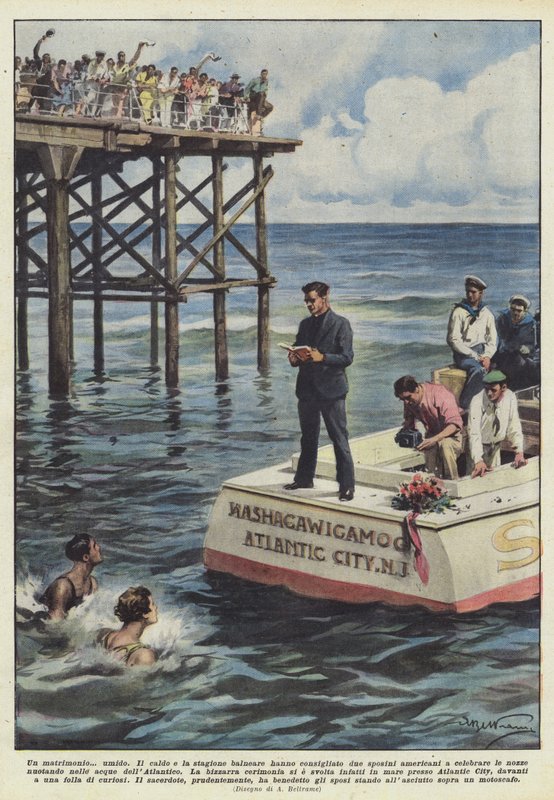 Ett bröllop? fuktig av Achille Beltrame