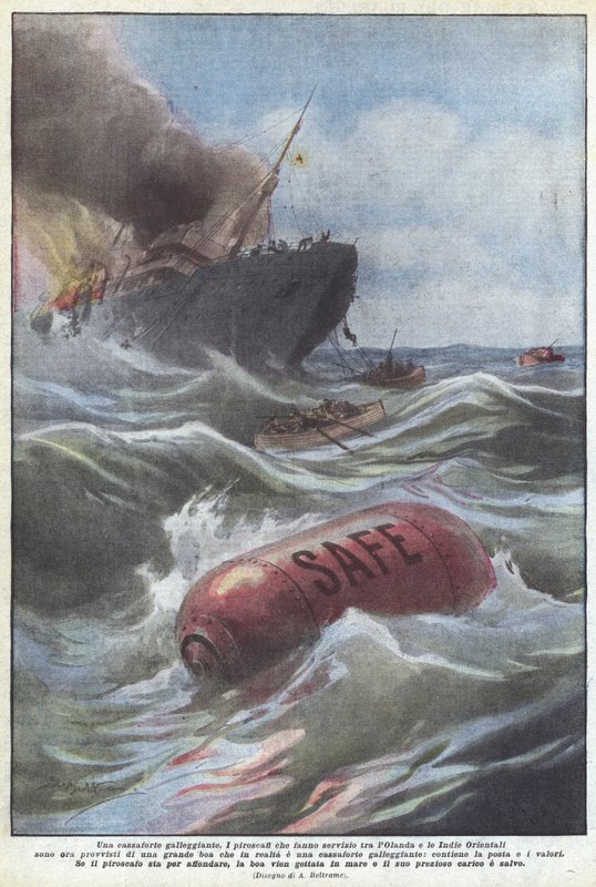 Ett flytande kassaskåp av Achille Beltrame