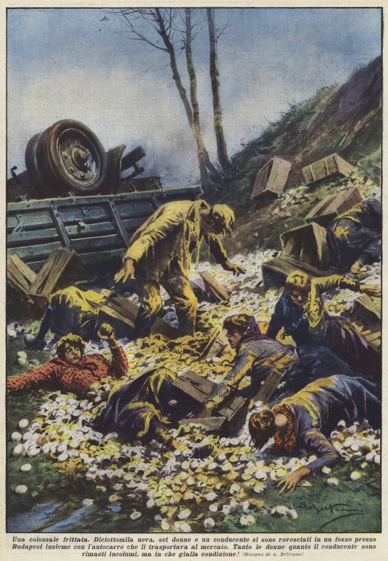 En kolossal omelett av Achille Beltrame