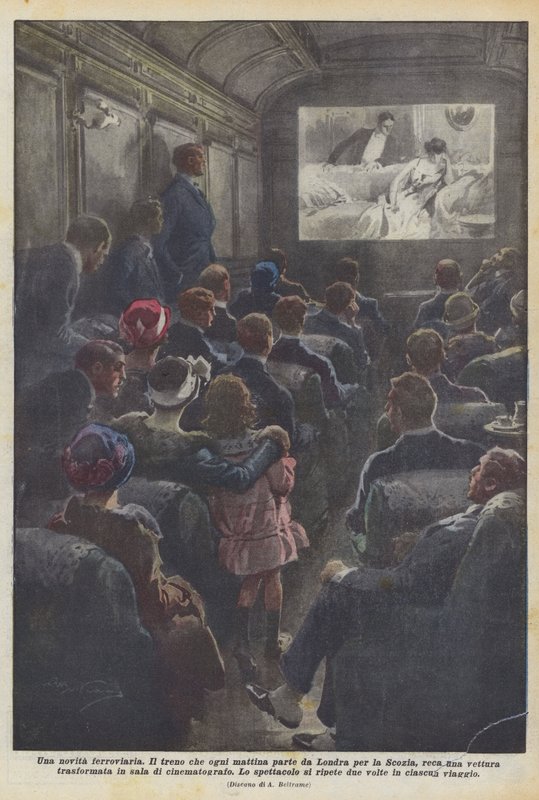 En järnvägsnyhet av Achille Beltrame