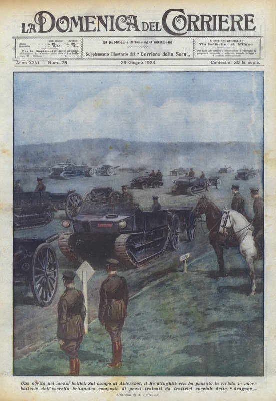 En nyhet i krigets medel av Achille Beltrame