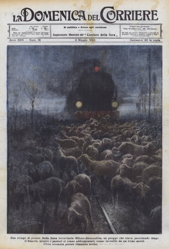 En slakt av får av Achille Beltrame