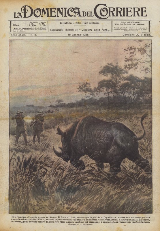 Ett stort viltjaktsäventyr i Afrika av Achille Beltrame