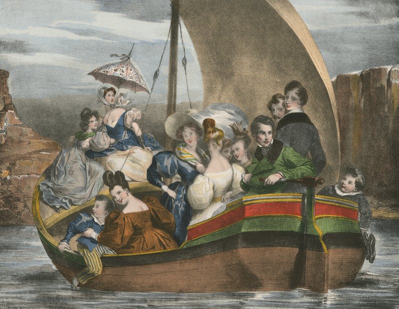 Gå på vattnet, vädra på vattnet av Achille Devéria