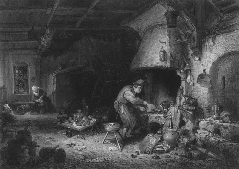 Alkymisten (gravyr) av Adriaen Jansz. van Ostade