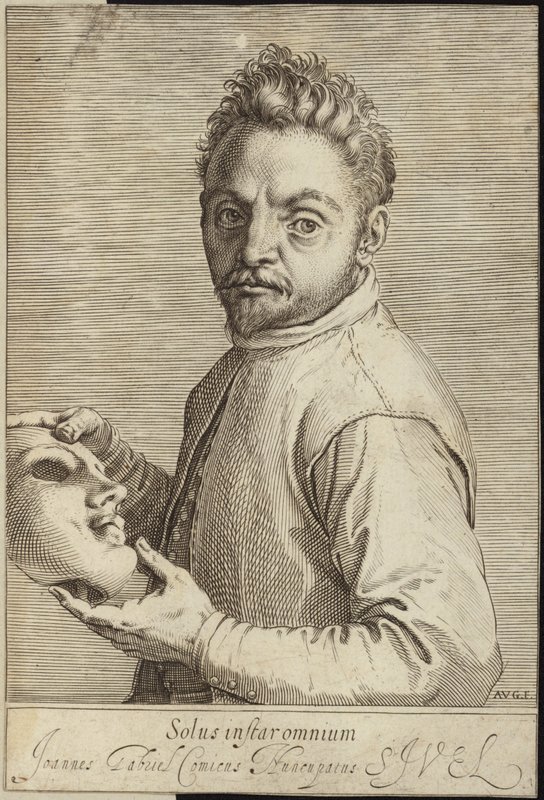 Porträtt av Giovanni Gabrielli av Agostino Carracci