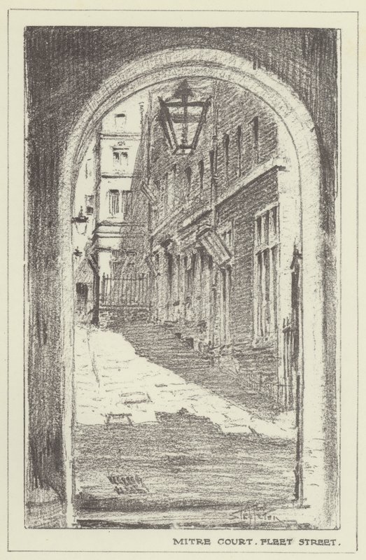 Mitre Court, Fleet Street av Alan Stapleton