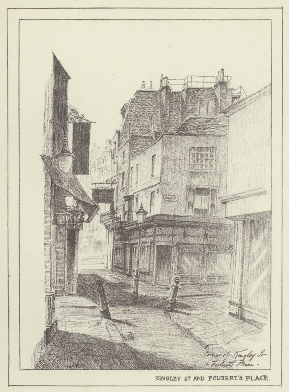 Kingley Street och Fouberts Place av Alan Stapleton