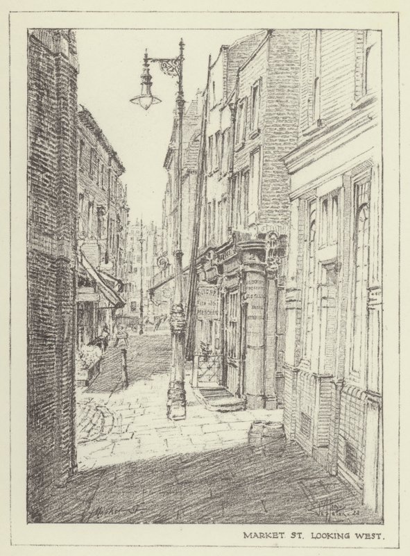 Market Street, tittar västerut av Alan Stapleton