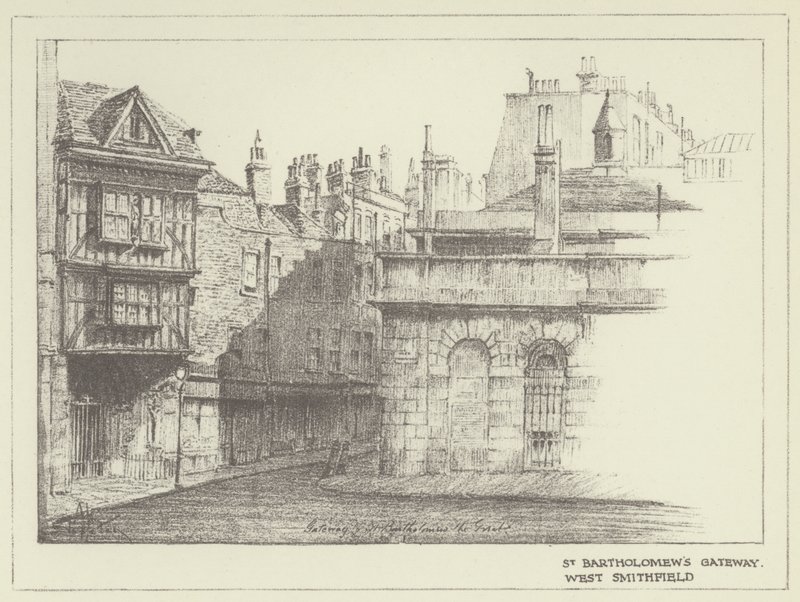 St Bartholomews Gateway, West Smithfield av Alan Stapleton