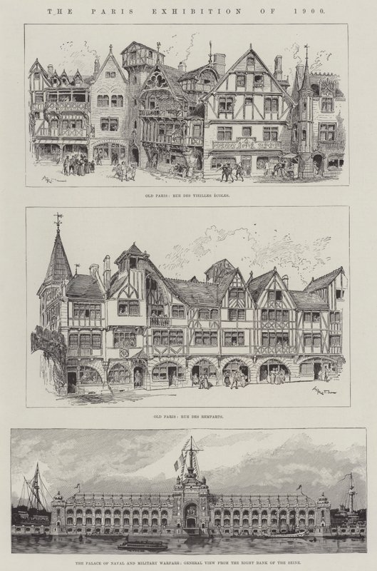Parisutställningen 1900 av Albert Robida
