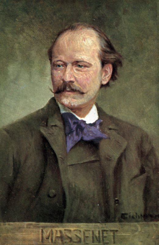 Jules Massenet, fransk kompositör av Albert after Eichhorn