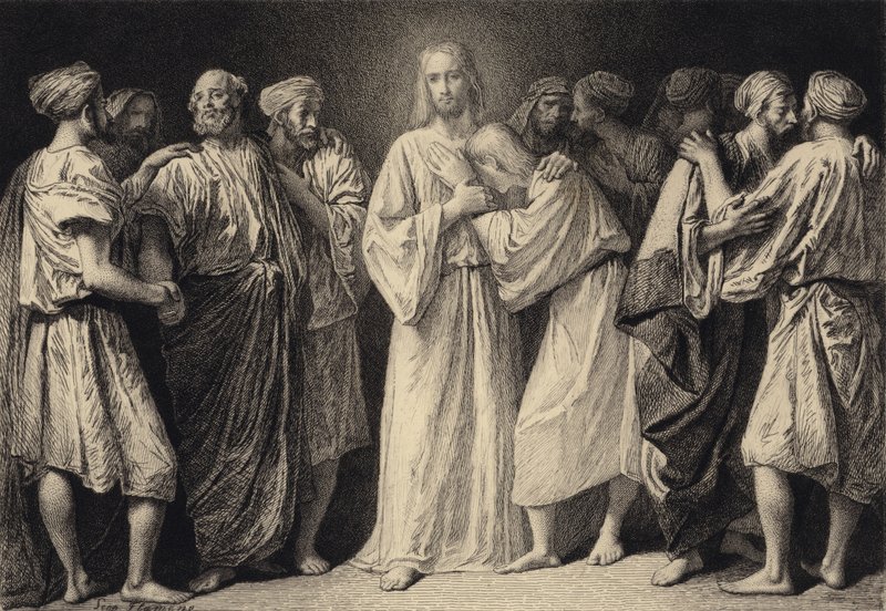 Älska varandra av after Albert Robida