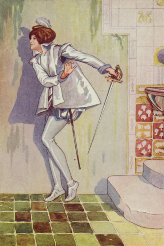 Shakespeare: Twelfth Night (färg litho) av Albert Edward Jackson