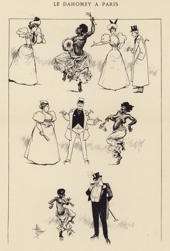 Dahomey i Paris av Albert Guillaume