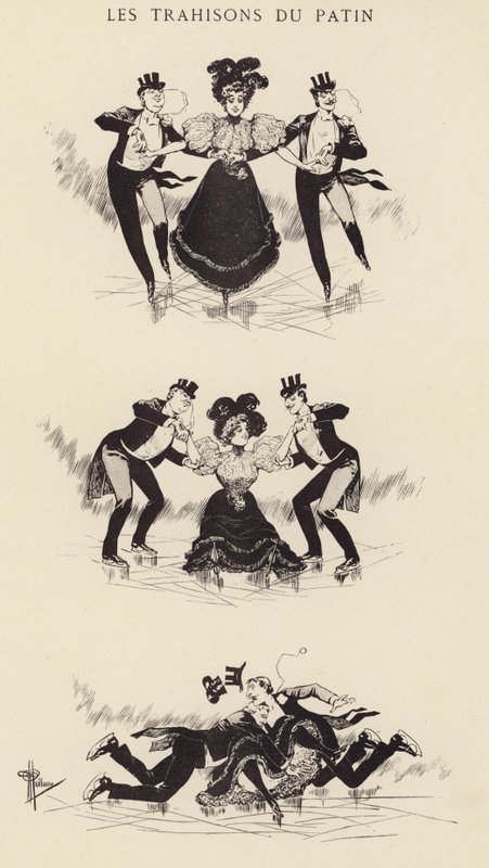 Skridskans förräderier av Albert Guillaume
