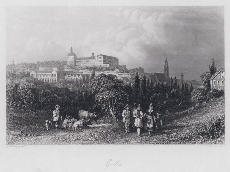 Gotha (gravyr) av Albert Henry Payne
