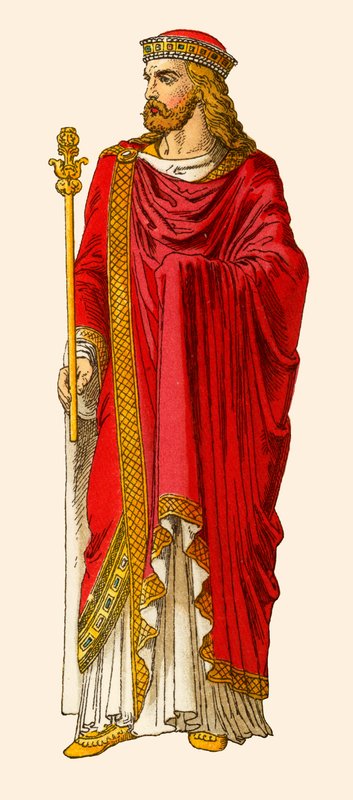 Clovis, frankernas kung av Albert Kretschmer