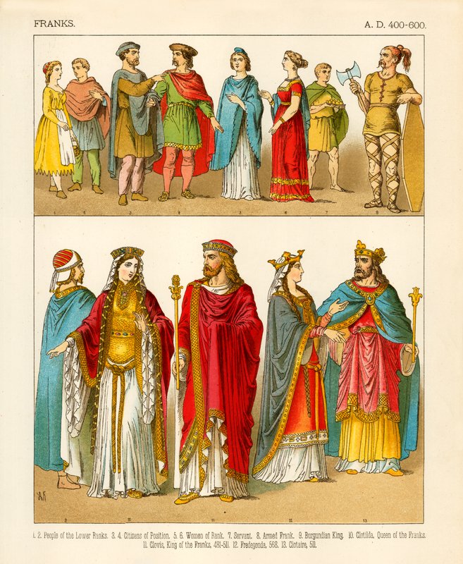 Franks 400-600 e.Kr av Albert Kretschmer